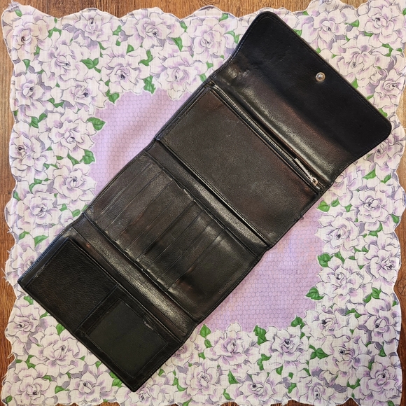 🖤Vintage 1990s Black Leather Calvin Klein Wallet🎼 - Picture 4 of 6